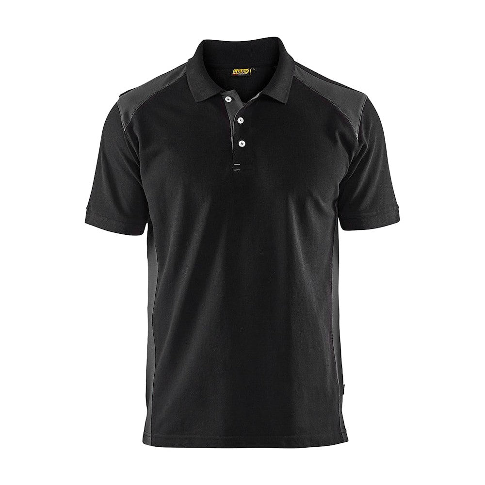 Blaklader Polo Shirt 3324 #colour_black-dark-grey