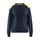 Blaklader Sweatshirt Women 3408 #colour_dark-navy-blue-hi-vis-yellow