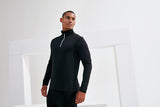 TriDri® Recycled Long Sleeve Brushed Back ¼ Zip Top