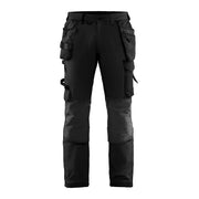 Blaklader Craftsman Trousers 4-Way Stretch 1522 - Black/Dark Grey