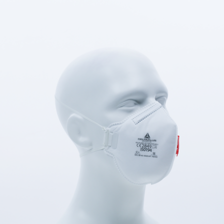 Delta Plus M1300VB – Foldable Disposable Mask with Exhalation Valve