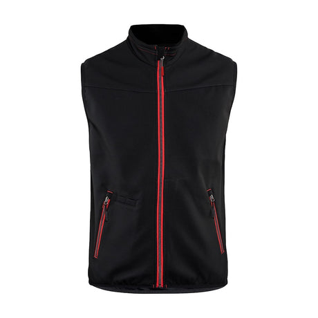 Blaklader Softshell Vest 3850 #colour_black-red