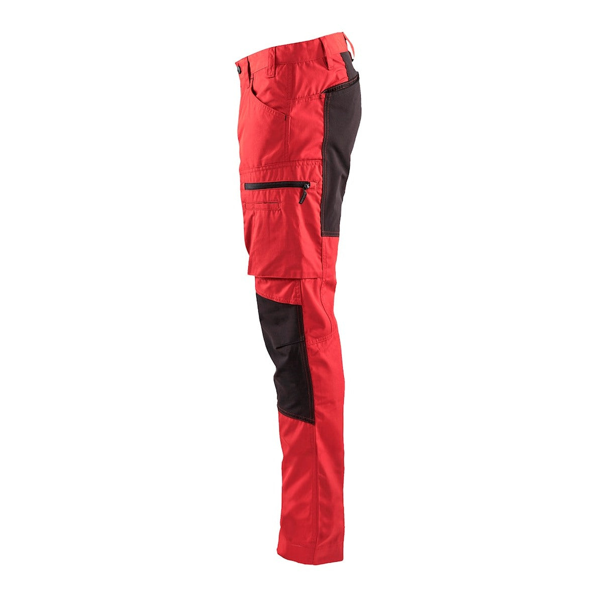 Blaklader Service Trousers with Stretch 14591845 #colour_red-black