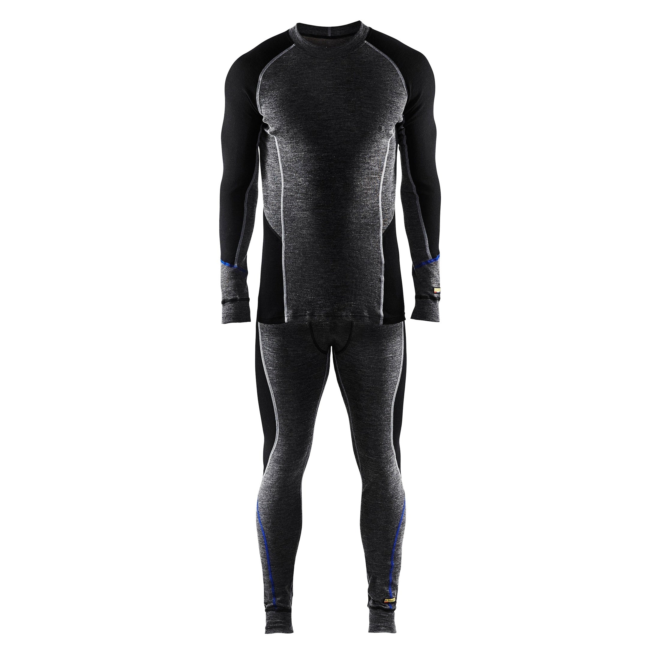 Blaklader Underwear Top Warm 100% Merino 4897 #colour_mid-grey-black