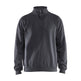 Blaklader Sweatshirt Half-Zip 3587 #colour_mid-grey