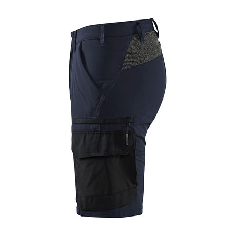 Blaklader Service Shorts 4-Way Stretch 1423 #colour_dark-navy-black