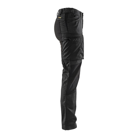 Blaklader Women's Service Trousers Stretch 71591845 #colour_black