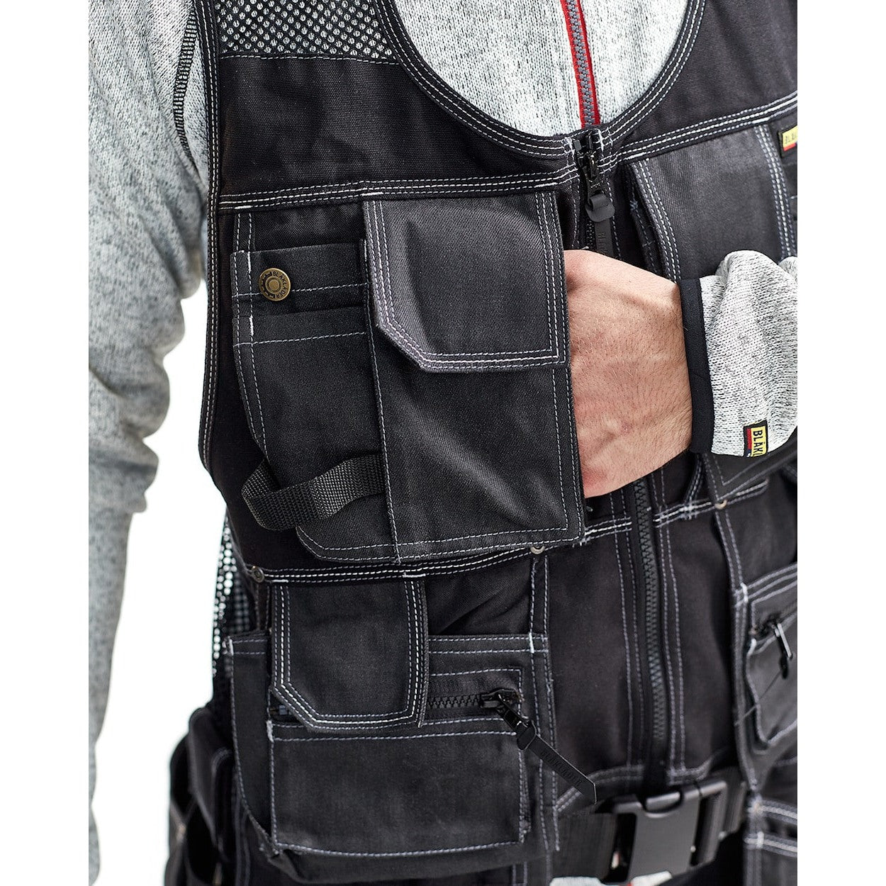 Blaklader X1900 Waistcoat 3119 #colour_black