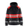 Blaklader Women's Shell Jacket Hi-Vis 4430 #colour_black-red-hi-vis