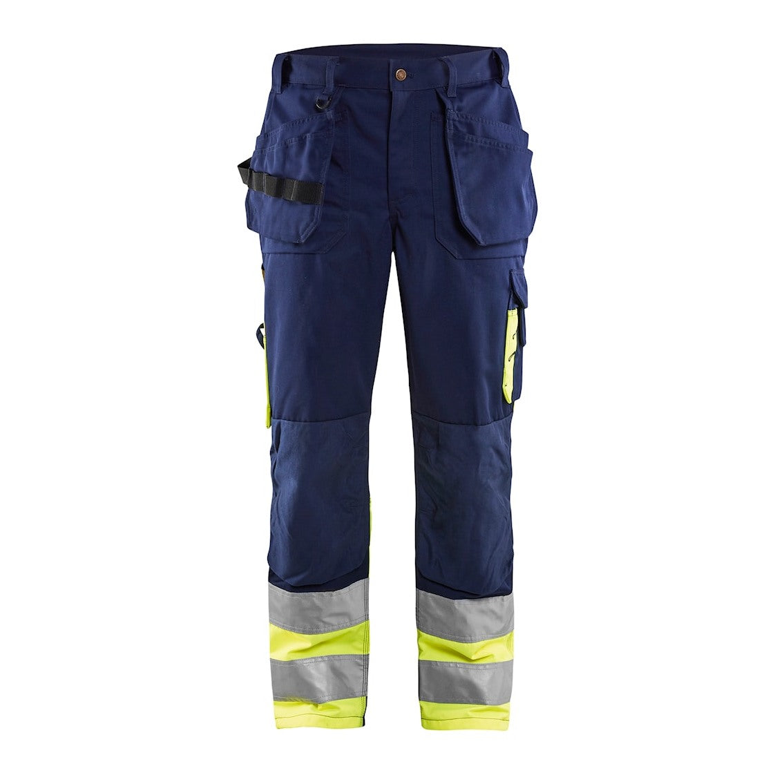 Blaklader Hi-Vis Trousers 15291860 - Navy Blue/Hi-Vis Yellow