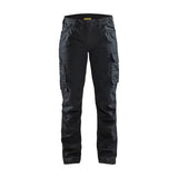 Blaklader Women's Service Trousers Stretch 7140 #colour_black-black