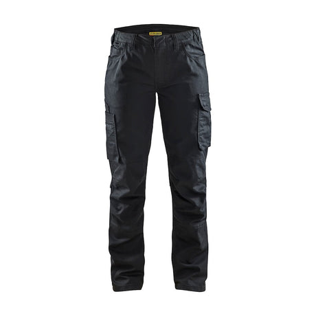 Blaklader Women's Service Trousers Stretch 7140 #colour_black-black