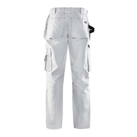 Blaklader Painter Trousers 1531 #colour_white-dark-grey