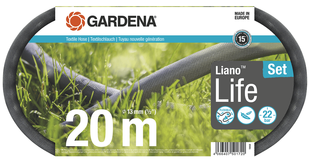 Gardena Liano Life 20m, Set