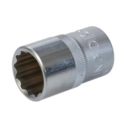 King Dick Socket Magnetic Sd 1/4" Metric 6Pt