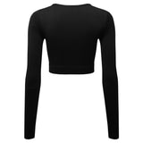 Women's TriDri® Ribbed Seamless '3D Fit' Crop Top