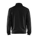 Blaklader Sweatshirt with Full Zip 3362 #colour_black-hi-vis-yellow