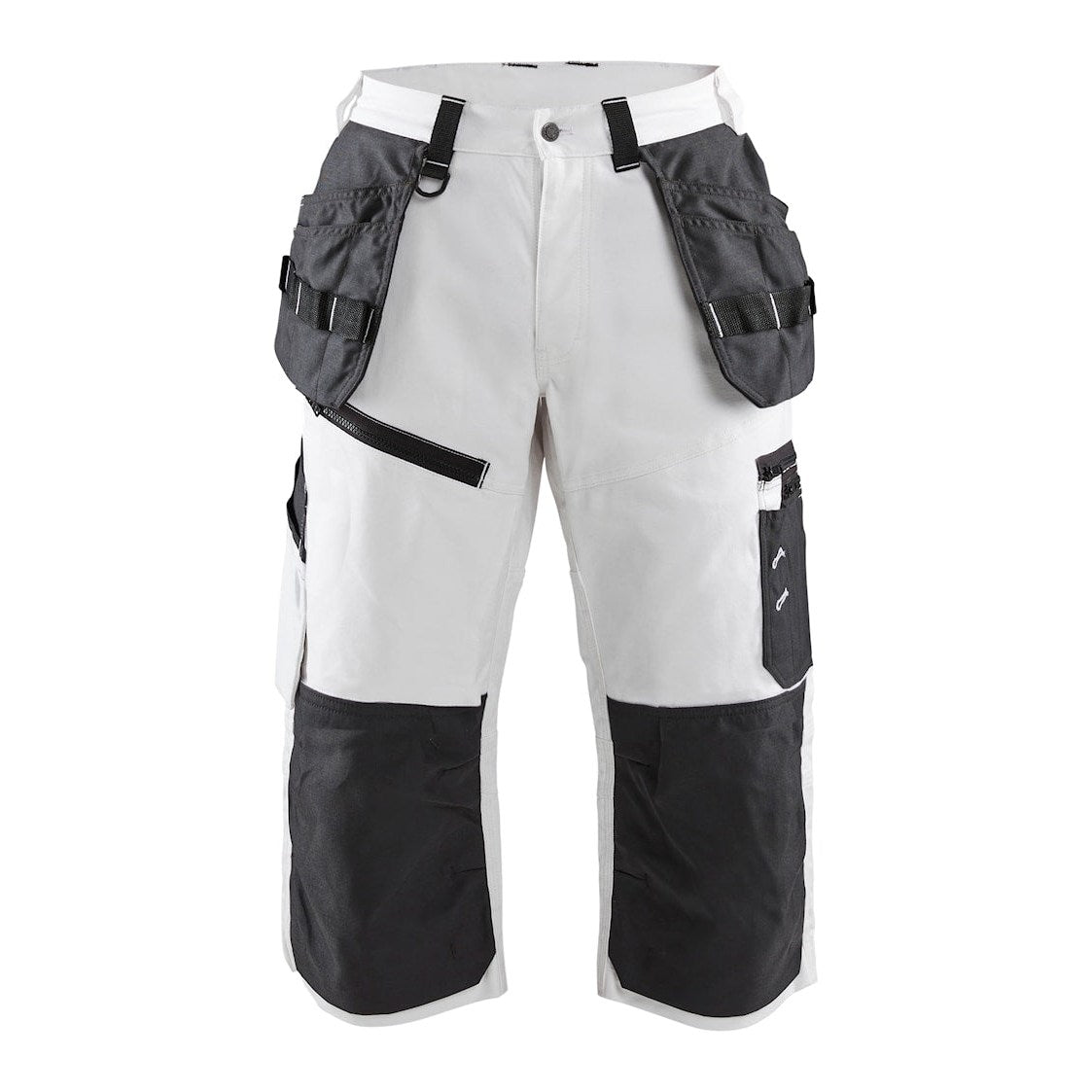 Blaklader X1500 Painters Pirate Trousers 1511 #colour_white-dark-grey