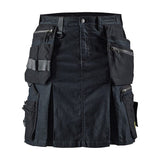 Blaklader Women's Craftsman Skirt with Stretch 7180 #colour_navy-blue-black