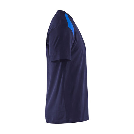 Blaklader T-Shirt 3379 #colour_navy-blue-corn-blue