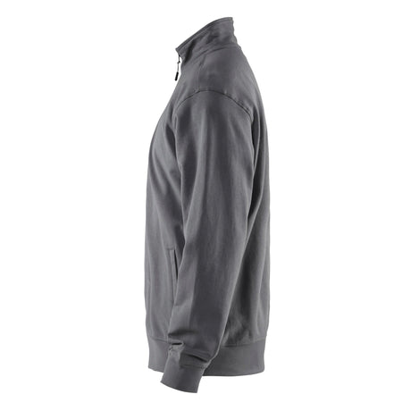 Blaklader Sweatshirt with Full Zip 3371 #colour_dark-grey