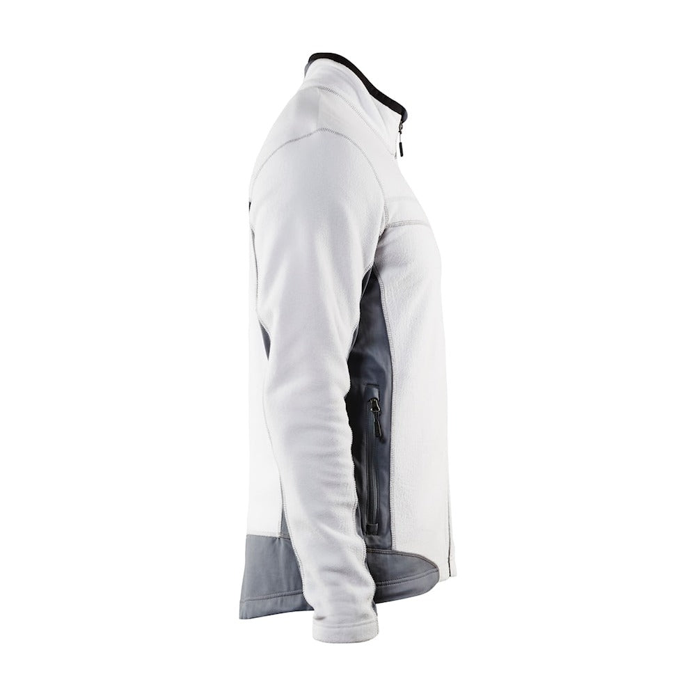 Blaklader Micro Fleece Jacket 4997 #colour_white-grey