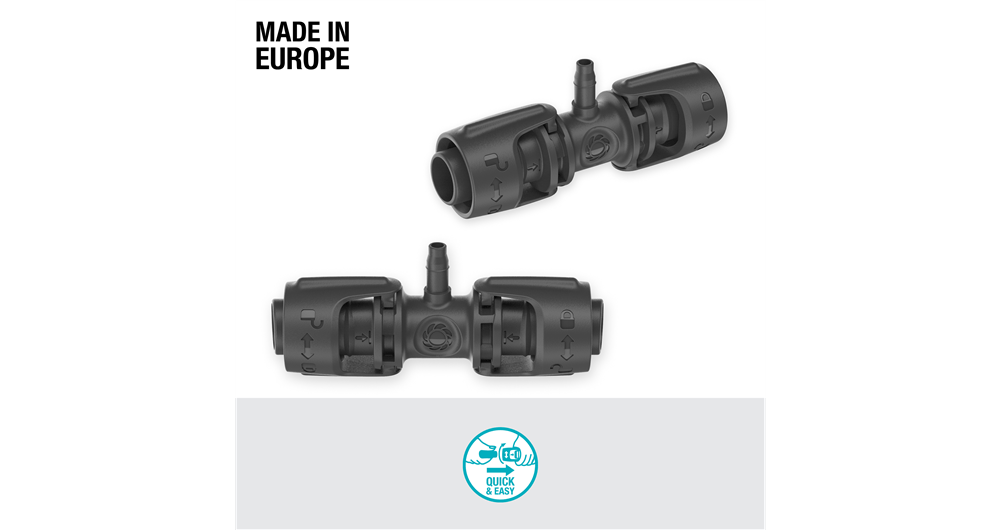 Gardena T-Joint 1/2" - 3/16"