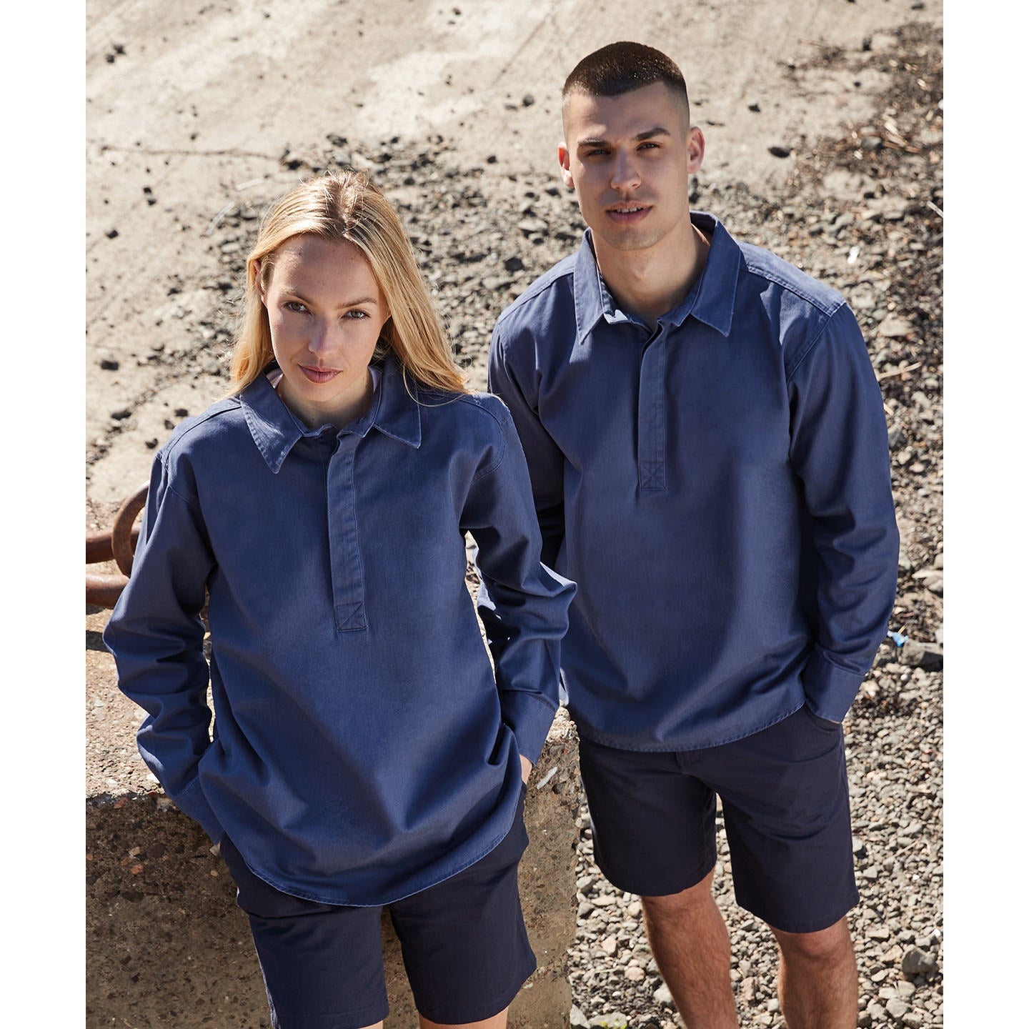 Front Row Pullover Drill Shirt