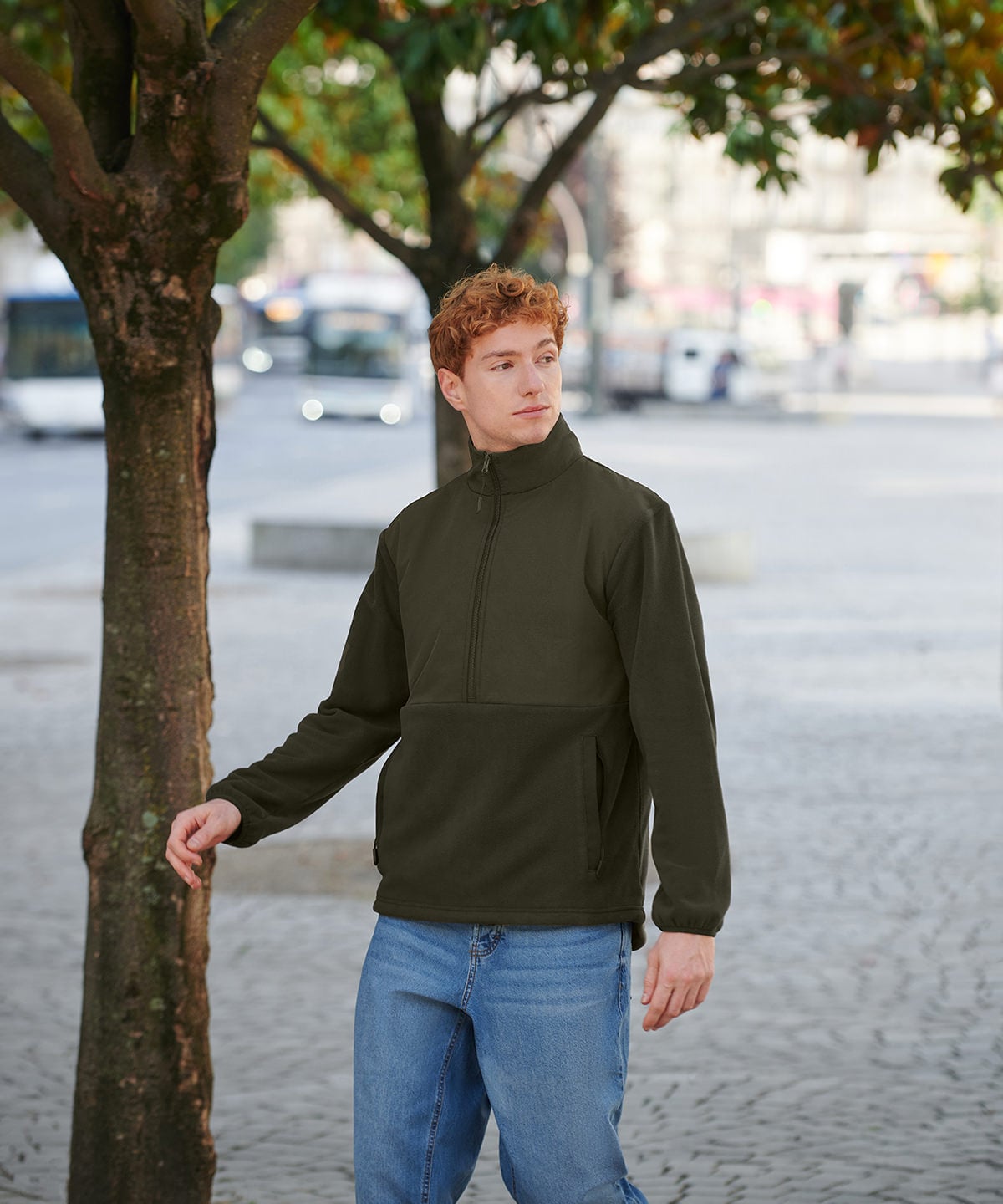 Front Row FR856 1/2-Zip Microfleece
