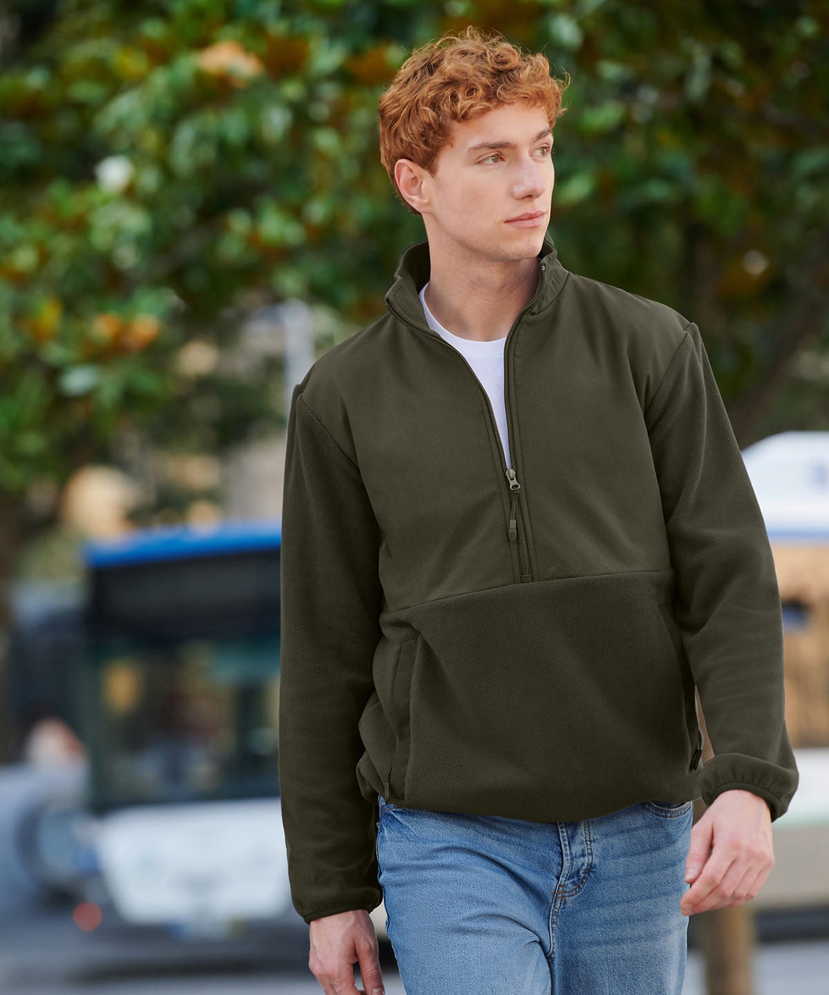 Front Row FR856 1/2-Zip Microfleece