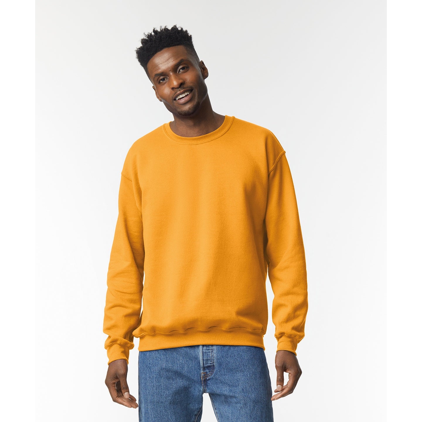 Gildan Heavy Blend Adult Crew Neck Sweatshirt - Gold