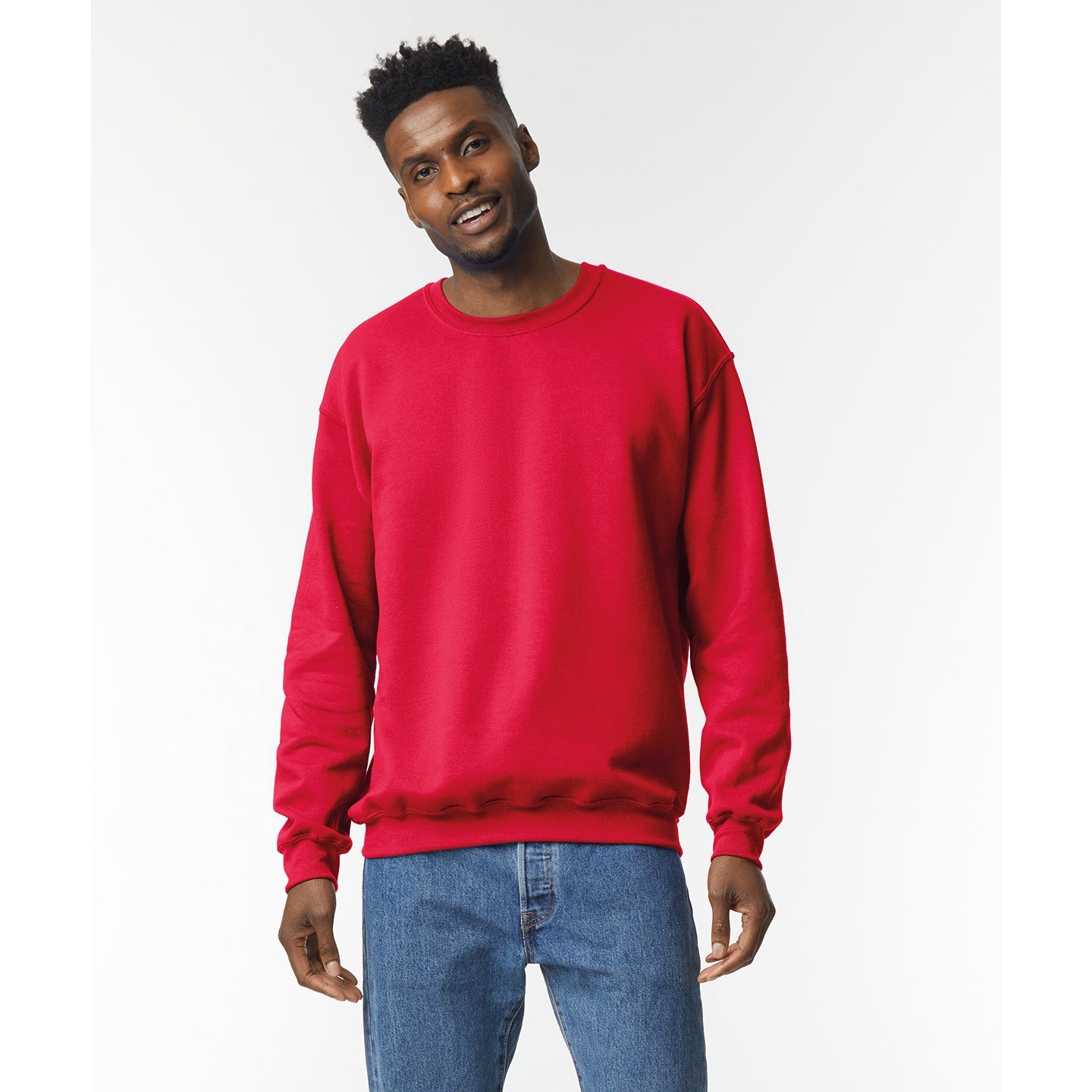 Gildan Heavy Blend Adult Crew Neck Sweatshirt - Cherry Red