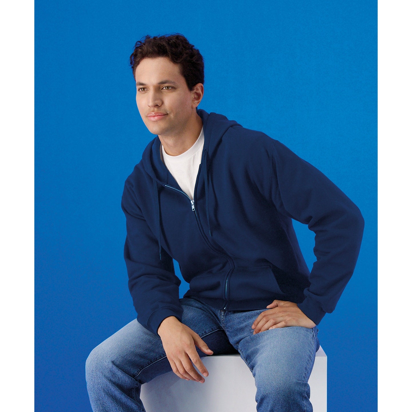 Gildan Softstyle Midweight Fleece Adult Full-Zip Hooded Sweatshirt