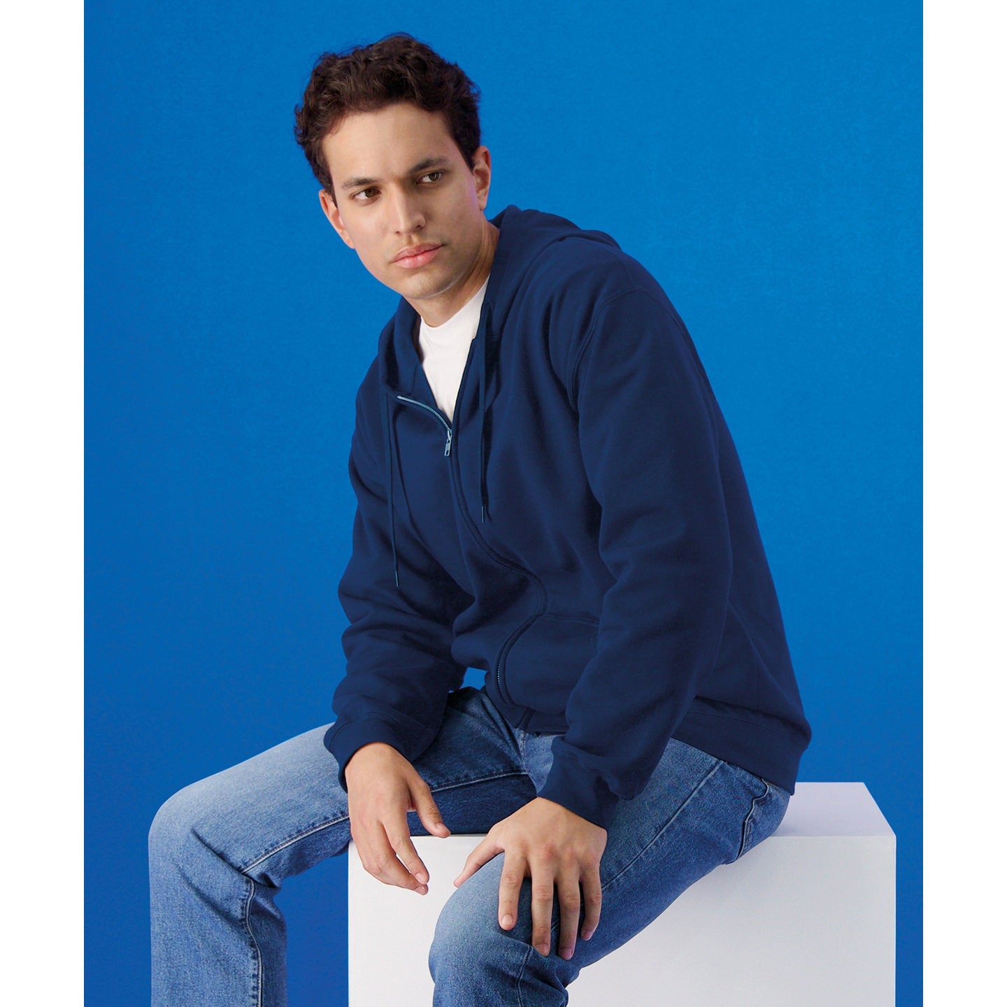 Gildan Softstyle Midweight Fleece Adult Full-Zip Hooded Sweatshirt