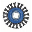 Bosch Professional X-LOCK Wire Wheel Knotted - 115mm Steel, 0.5mm, 12mm
