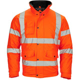 Stormflex® Hi Vis Orange PU Bomber Jacket