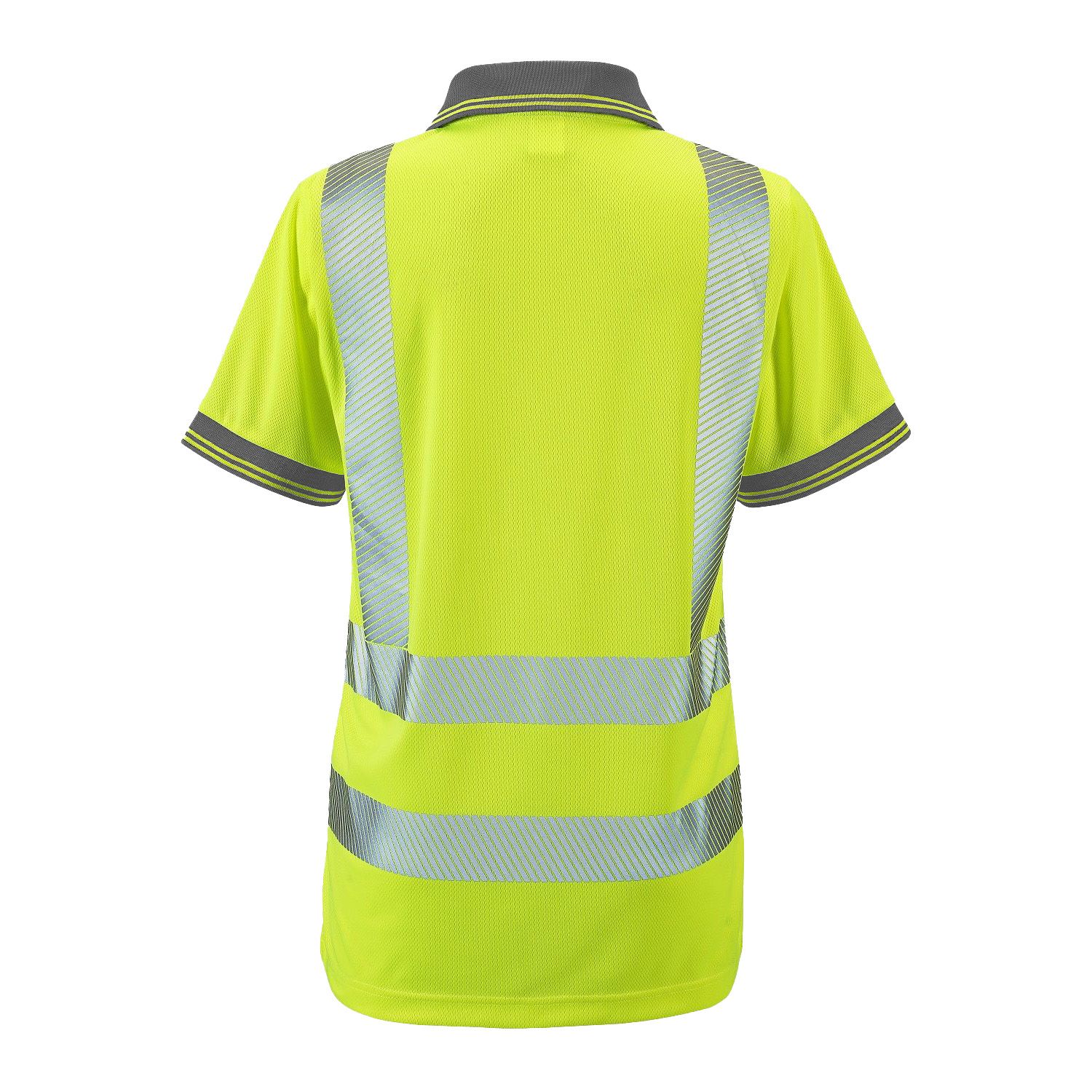 Supertouch Ladies Hi Vis Yellow Savannah Bird Eye Polo