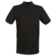 Henbury Micro-Fine Piqué Polo Shirt - Black*