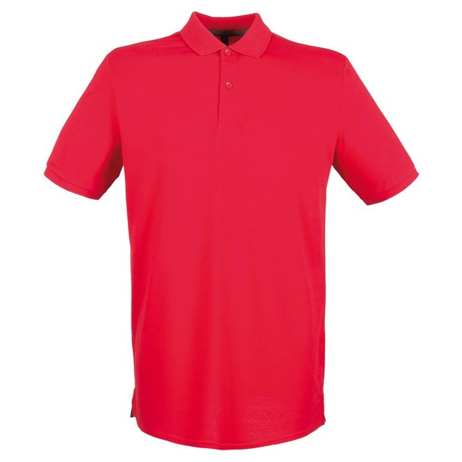 Henbury Micro-Fine Piqué Polo Shirt - Classic Red*