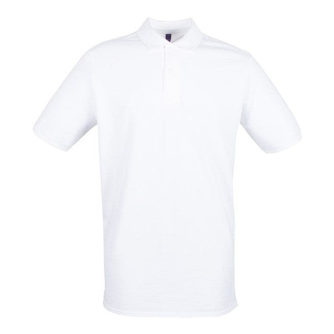 Henbury Micro-Fine Piqué Polo Shirt - White*