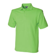 Henbury 65/35 Classic Piqué Polo Shirt - Bright Lime