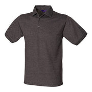 Henbury 65/35 Classic Piqué Polo Shirt - Charcoal