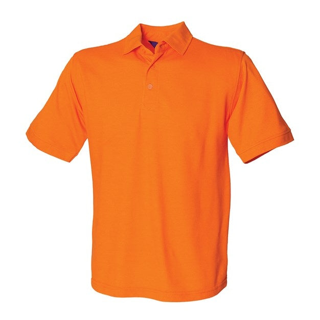 Henbury 65/35 Classic Piqué Polo Shirt - Orange
