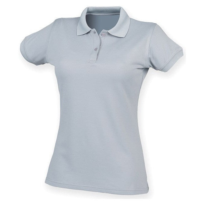 Henbury Women's Coolplus® Polo Shirt - Silver Grey