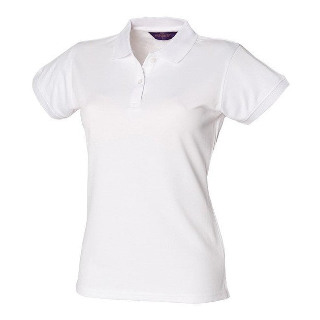 Henbury Women's Coolplus® Polo Shirt - White
