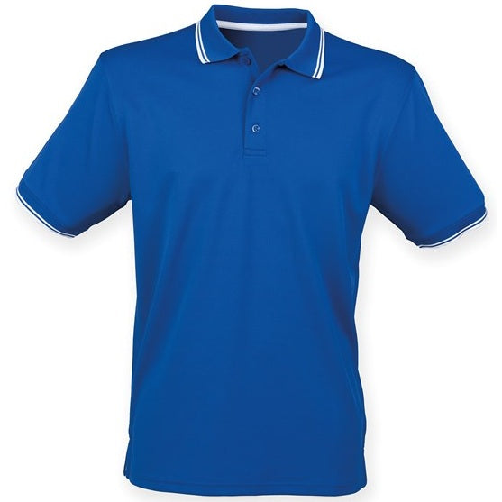 Henbury Double Tipped Coolplus® Polo Shirt