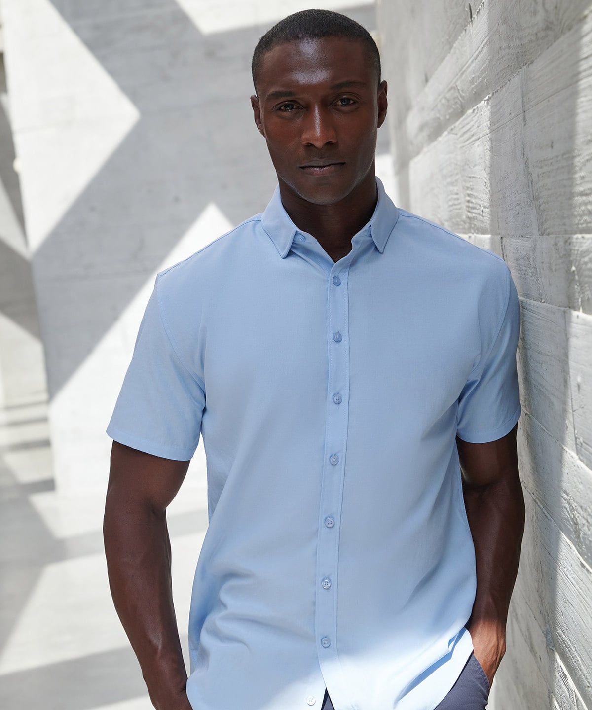 Henbury HB588 Short Sleeve ‘cotton-Feel’ Coolplus® Shirt