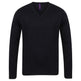 Henbury 12 Gauge V-Neck Jumper