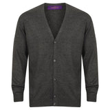 Henbury V-Button Cardigan