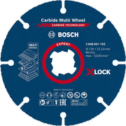 Bosch Professional Expert X-LOCK Carbide Multi Wheel Cutting Disc - 125mm x 1mm x 22.23mm